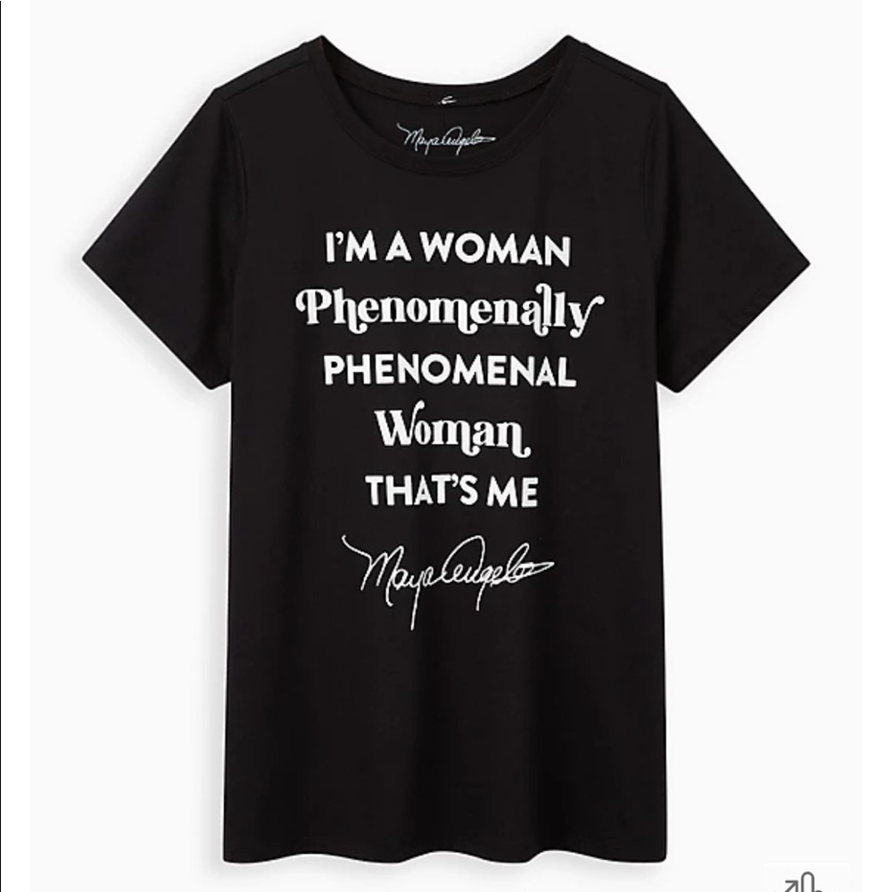 SLIM FIT CREW TEE – MAYA ANGELOU BLACK